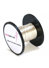 4-24 Metres Silver Plated 1mm (18 Gauge) Aluminium Stay Bright Craft Wire ~ Jewellery Making Essentials